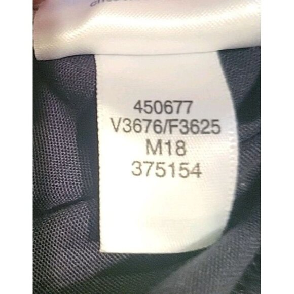 New Lands End Womens Mid Rise Straight Leg Navy Blue Pant 2 Elastic Waistband - Picture 6 of 9